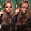 Thumbnail: 13x4 Body Wave Chocolate Brown Lace Front Wigs Human Hair 