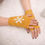 Thumbnail: 2024 New Women Gloves Stylish Hand Warm Winter Half Finger 