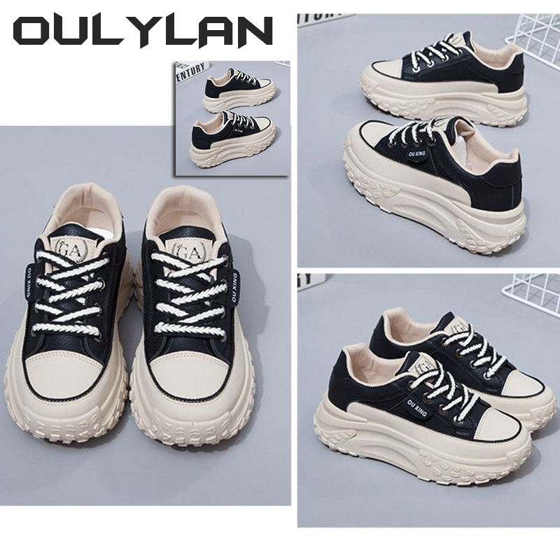 New Retro Women Shoes Spring Platform Shoes Casual