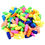 Thumbnail: 50Pcs Color Erasers Pencil Top Eraser Caps Chisel Shape