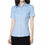Thumbnail:  Fashion Elastic Slim Shirt Office Lady Solid Short Sleeve