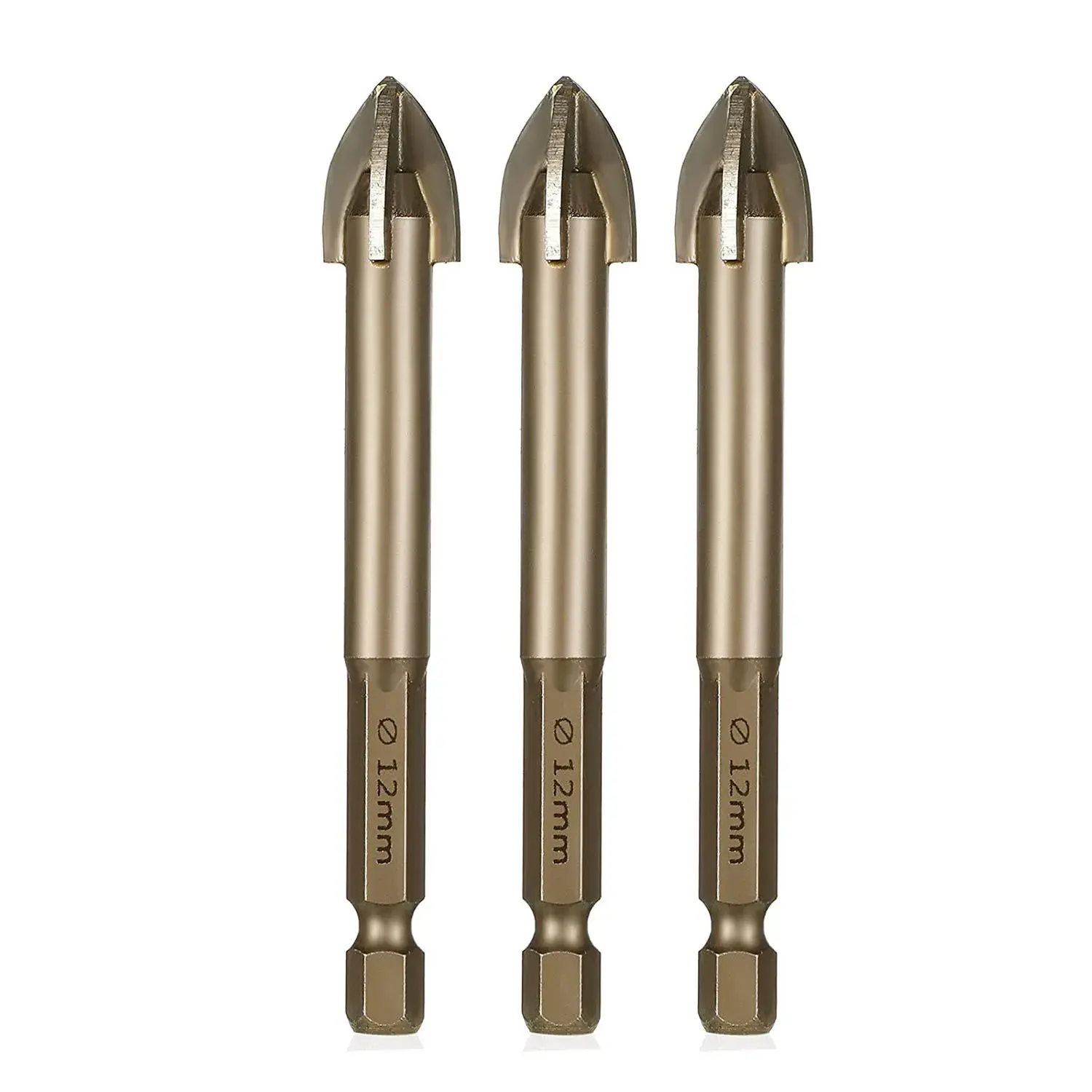 Glass Concrete Drill Bit Set Alloy Carbide Point