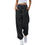 Thumbnail: Plus Size M-5XL Women Solid Color Loose Fit High Waist Casual Trousers