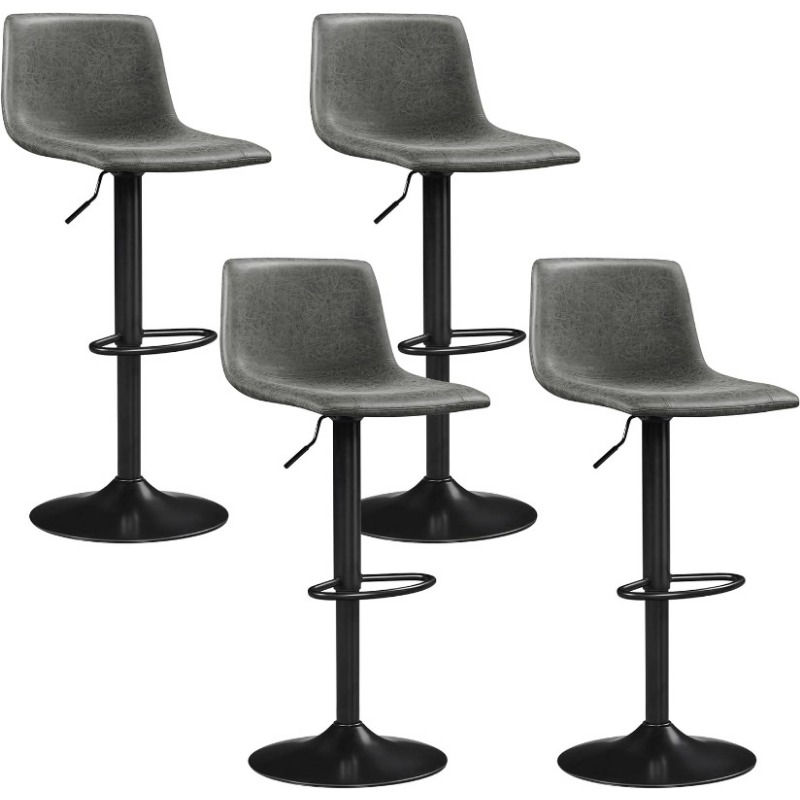 BarStools Modern Design Bar Stools Urban Industrial Faux Leather