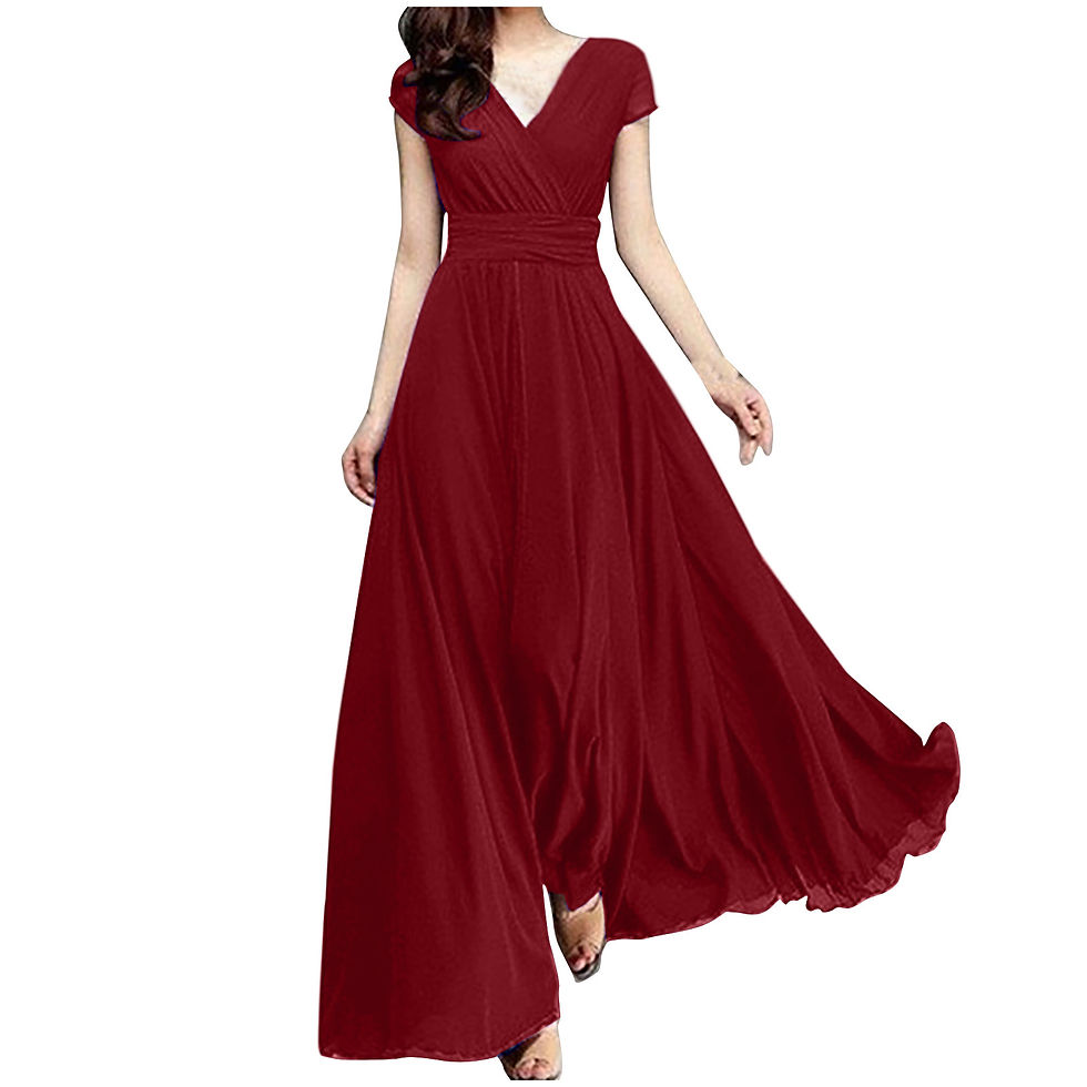 Temperament Chiffon Long Prom Dresses