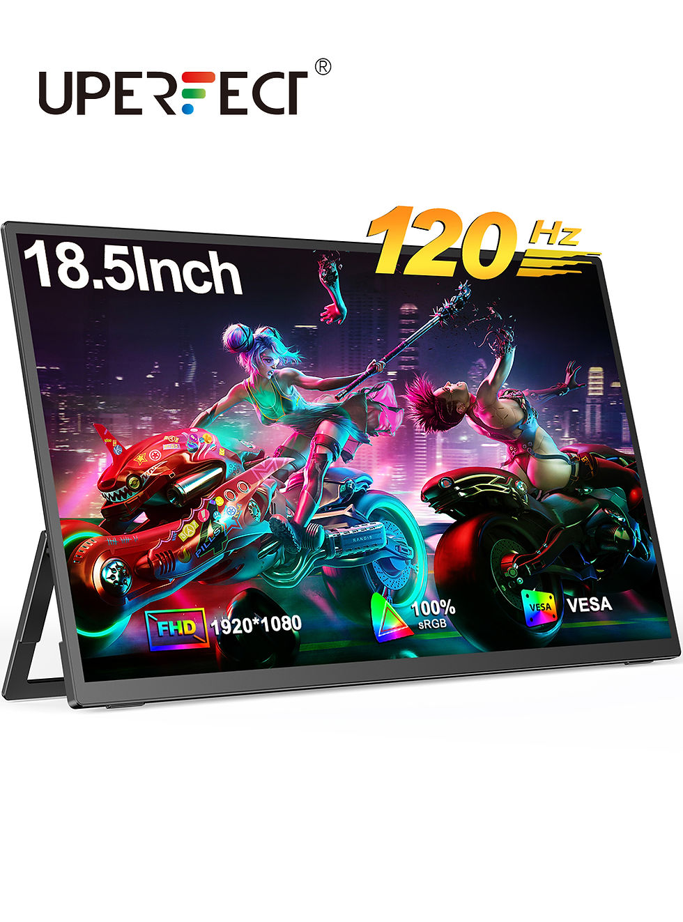 UPERFECT Portable Monitor 18.5 Inch 1080P FHD HDR IPS