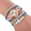 Thumbnail: Fashion Bracelet Watch Women Watch Diamond Quartz 
