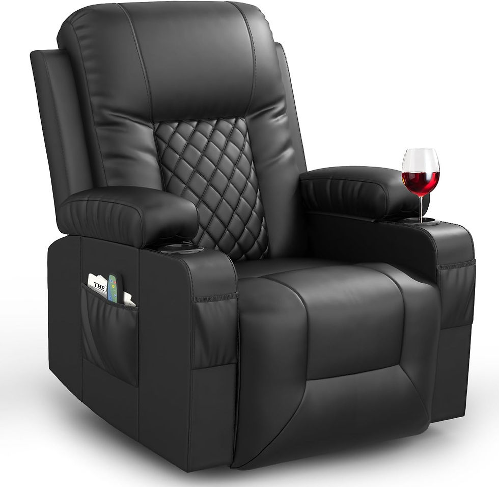Recliner Chairs for Adults, Massage Rocker with Heat