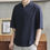 Thumbnail: Plus Size Linen T Shirt For Men Cotton And Linen 