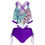 Thumbnail: Boho Brazilian High Waist Tankini Swimsuit W