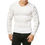 Thumbnail: Metal Hole Sleeve Men's Pullover Sweater 