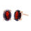 Thumbnail: 2.00Ct Oval Natural Red Garnet Gemstone Earrings 14K10K18K Gold/Silver