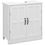 Thumbnail: White Bathroom Sink Cabinet Pedestal Under Sink Cabinet