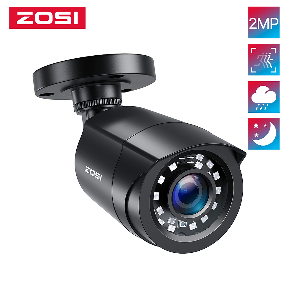 ZOSI 1080P 4-in-1 CCTV Security Camera ,3.6mm Lens 24 IR LEDs