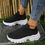 Thumbnail: Ladies Breathable Knitted Sneakers Mesh 