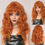 Thumbnail: LOUIS FERRE Dark Brown Straight Natural Hair 