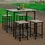 Thumbnail: Bar Table and 4 Stools 