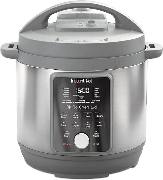 8-Quart Whisper Quiet 9-in-1 Pressure Cooker