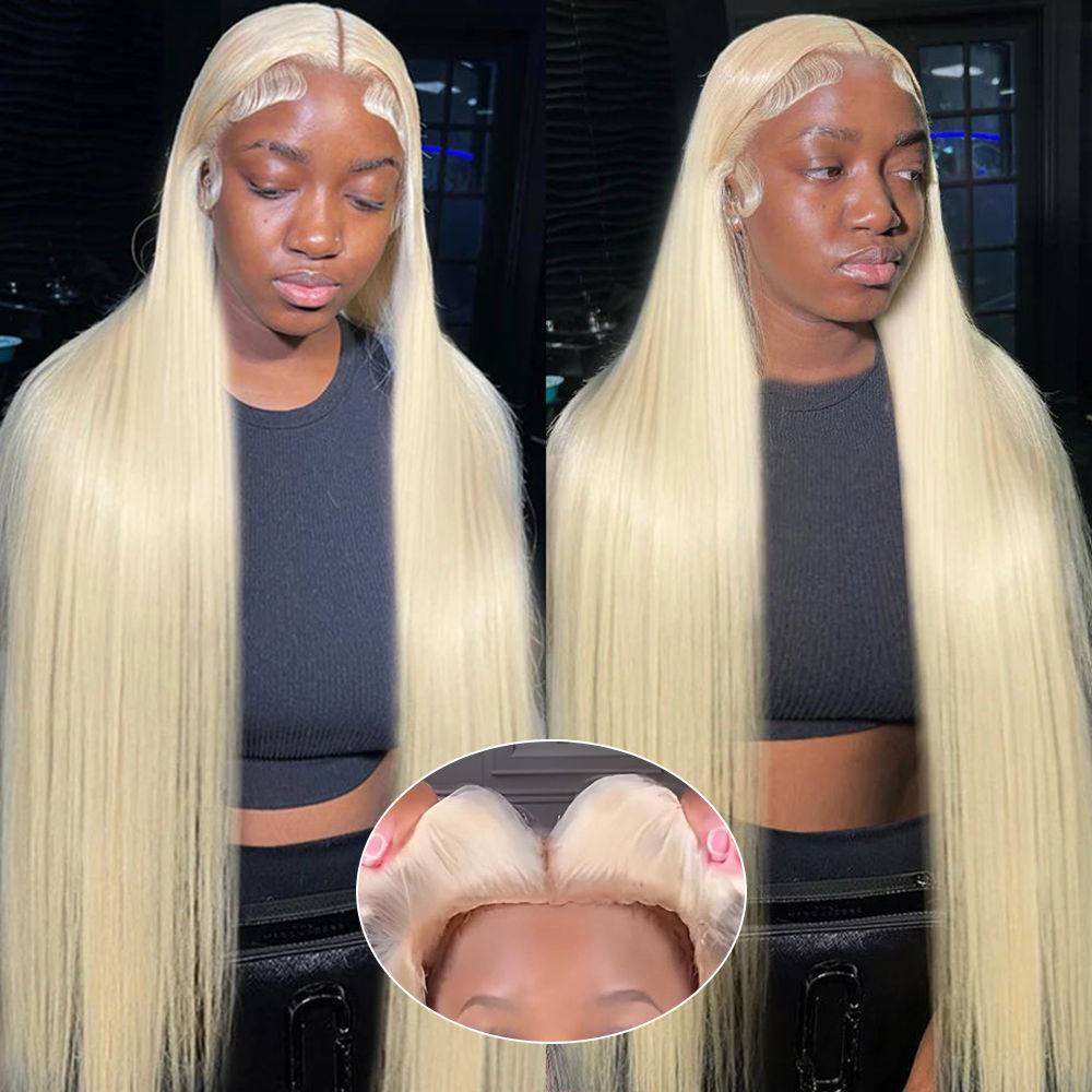 Glueless Wig 613 Lace Frontal Wig 13x6 13x4 HD Honey Blonde