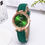 Thumbnail: Leather Belt Elegant Wristwatch Analog Crystal Casual Fashion 