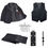 Thumbnail: 5Pcs Black Toddler Boys Suits 3-12 Years 
