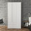 Thumbnail: Denmark 3 Door Wood Bedroom Armoire with Drawers