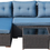 Thumbnail: Patio Furniture Sets All-Weather Conversation Set Outdoor Wicker 