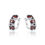 Thumbnail: Natural Garnet Gemstone Earrings 925 Sterling Silver Clip Earrings