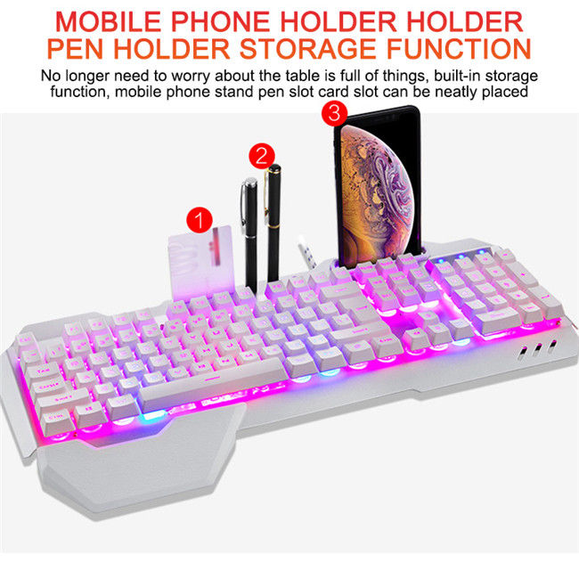 Thumbnail: Ergonomic Mechanical Keyboard with RGB Backlight