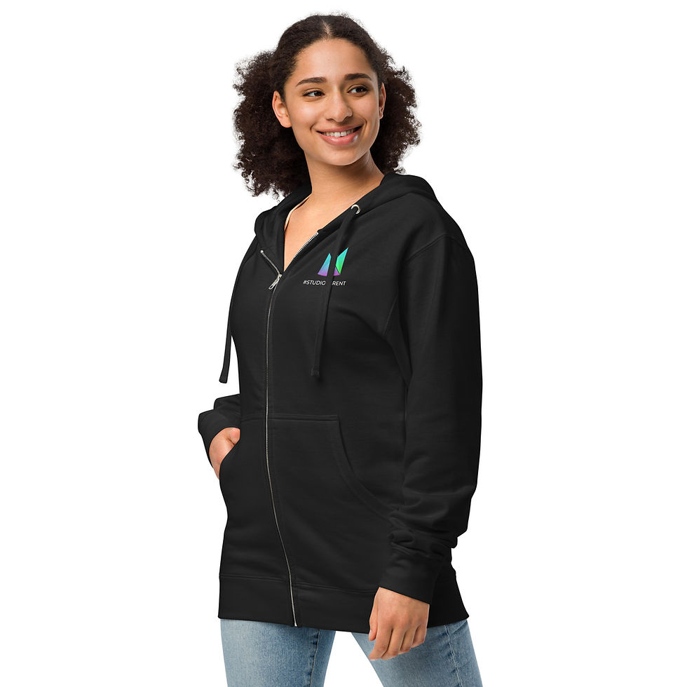 Thumbnail: Studio Parent Unisex fleece zip up hoodie
