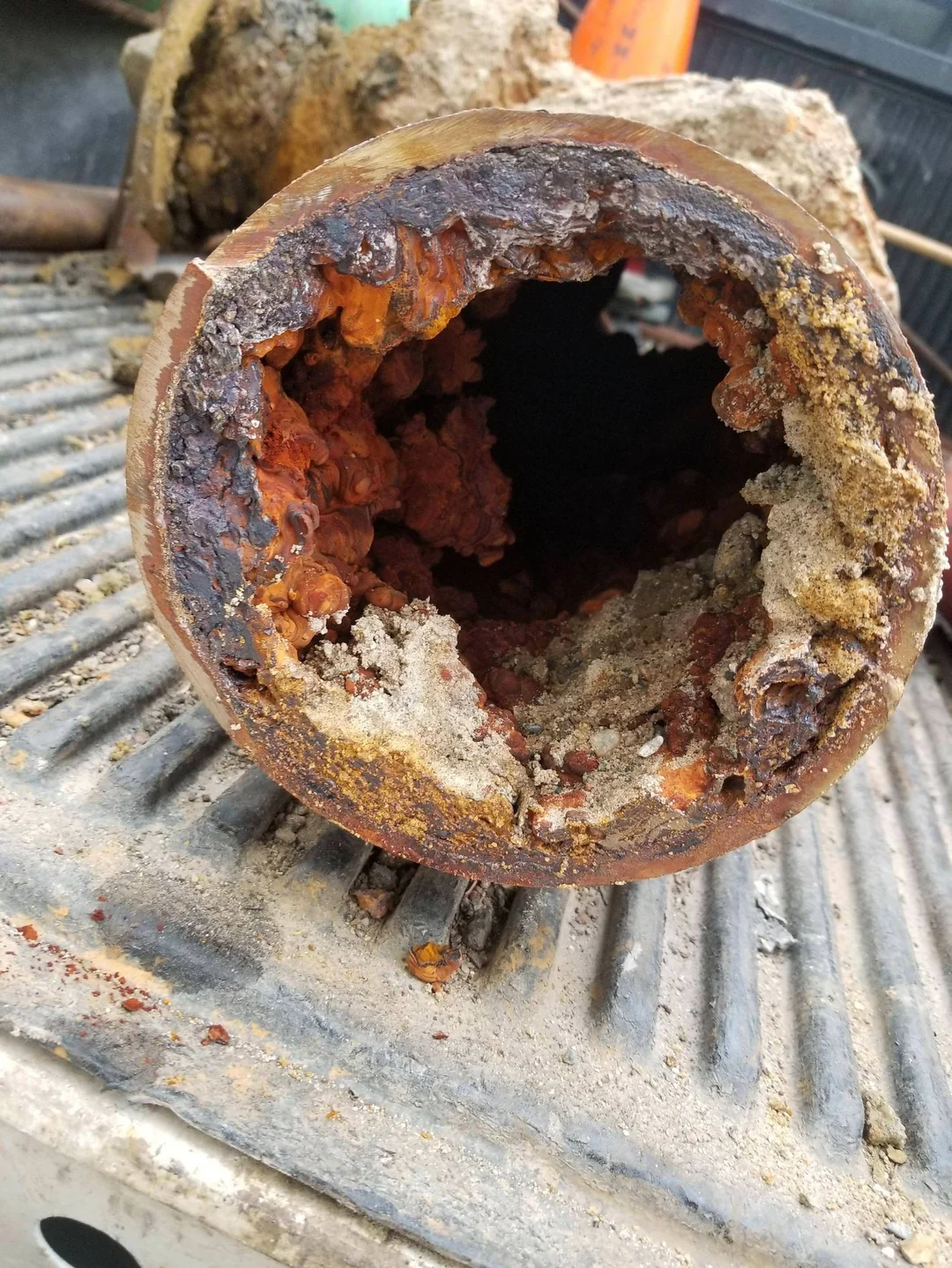 Looking Inside a cities main water line