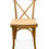Thumbnail: Set of 2 Rustic Elm Cross Back Chair