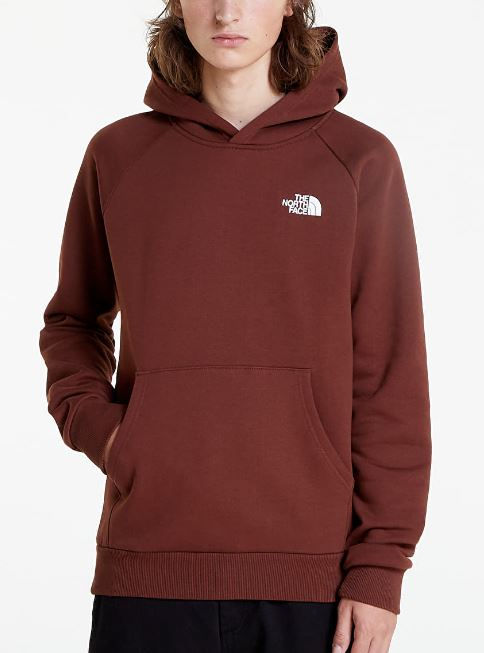 North Face Adults Red Box Dark Oak Hoodie
