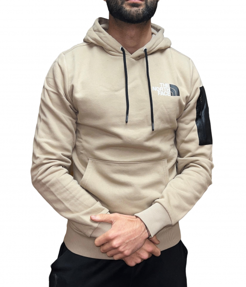 North Face Flex Beige Mens Hoodie