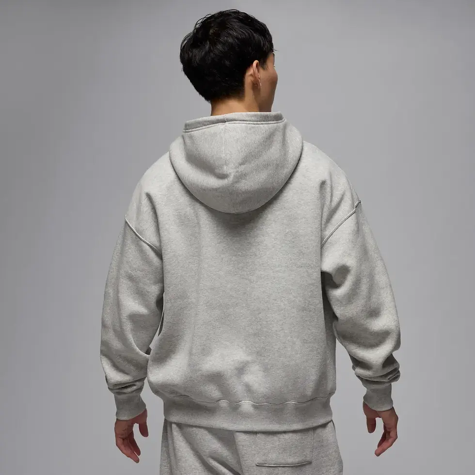 Thumbnail: NIKE JORDAN BROOKLYN HOODIE MENS GREY