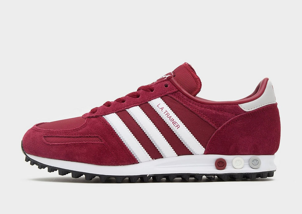 Thumbnail: ADIDAS LA TRAINER BURGUNDY RED 