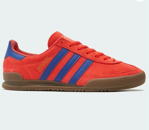 adidas jeans trainers blue and red