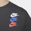 Thumbnail: NIKE TRIPLE SWOOSH T-SHIRT MENS CHARCOAL 

