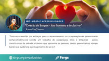 Doação de Sangue - Ato fraterno e inclusivo