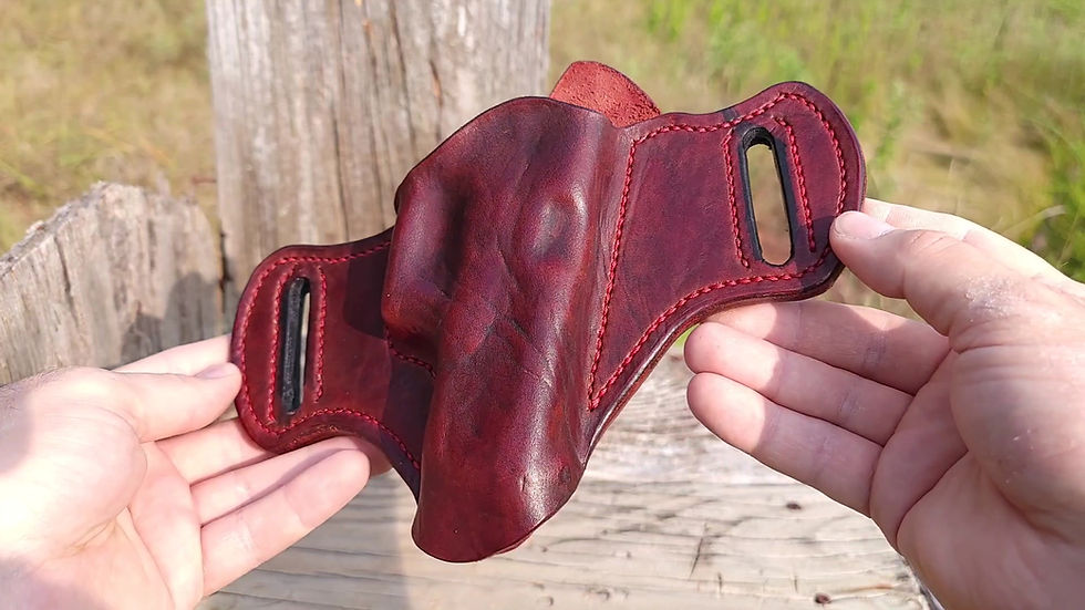 Thumbnail: Crimson Fitted Gun Holster