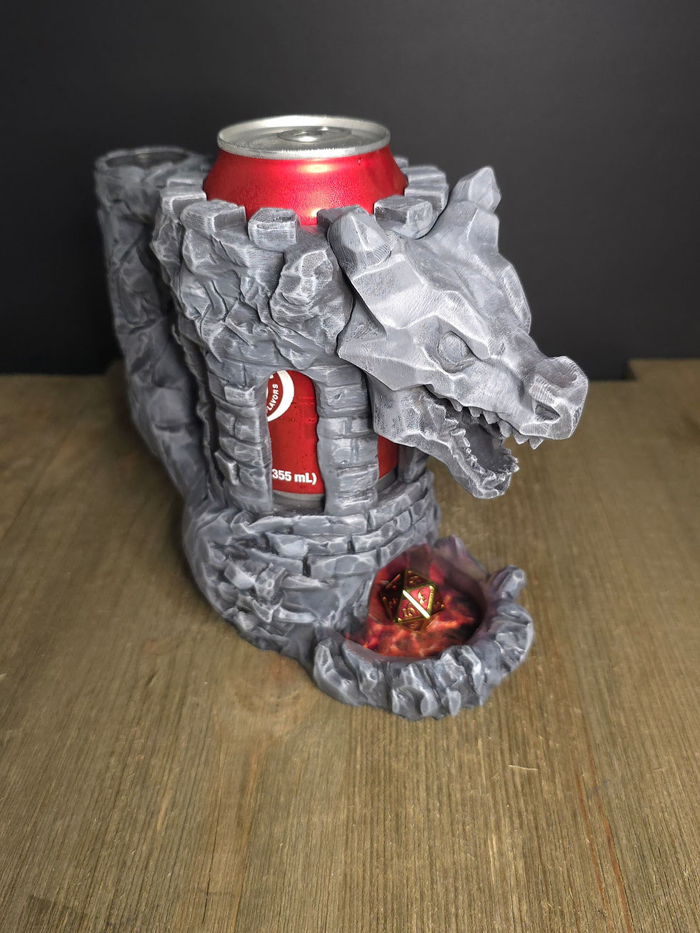 Thumbnail: Dragons Fortress Dice Tower and Can holder