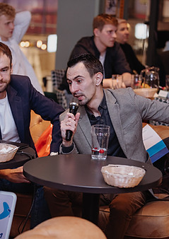 Renginio vedėjas Justinas Kupstas