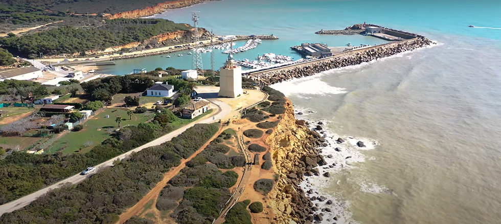 (2) Puerto de Conil Mirador Faro de Cabo Roche Dronevideo - YouTube y 3 páginas más - Pers