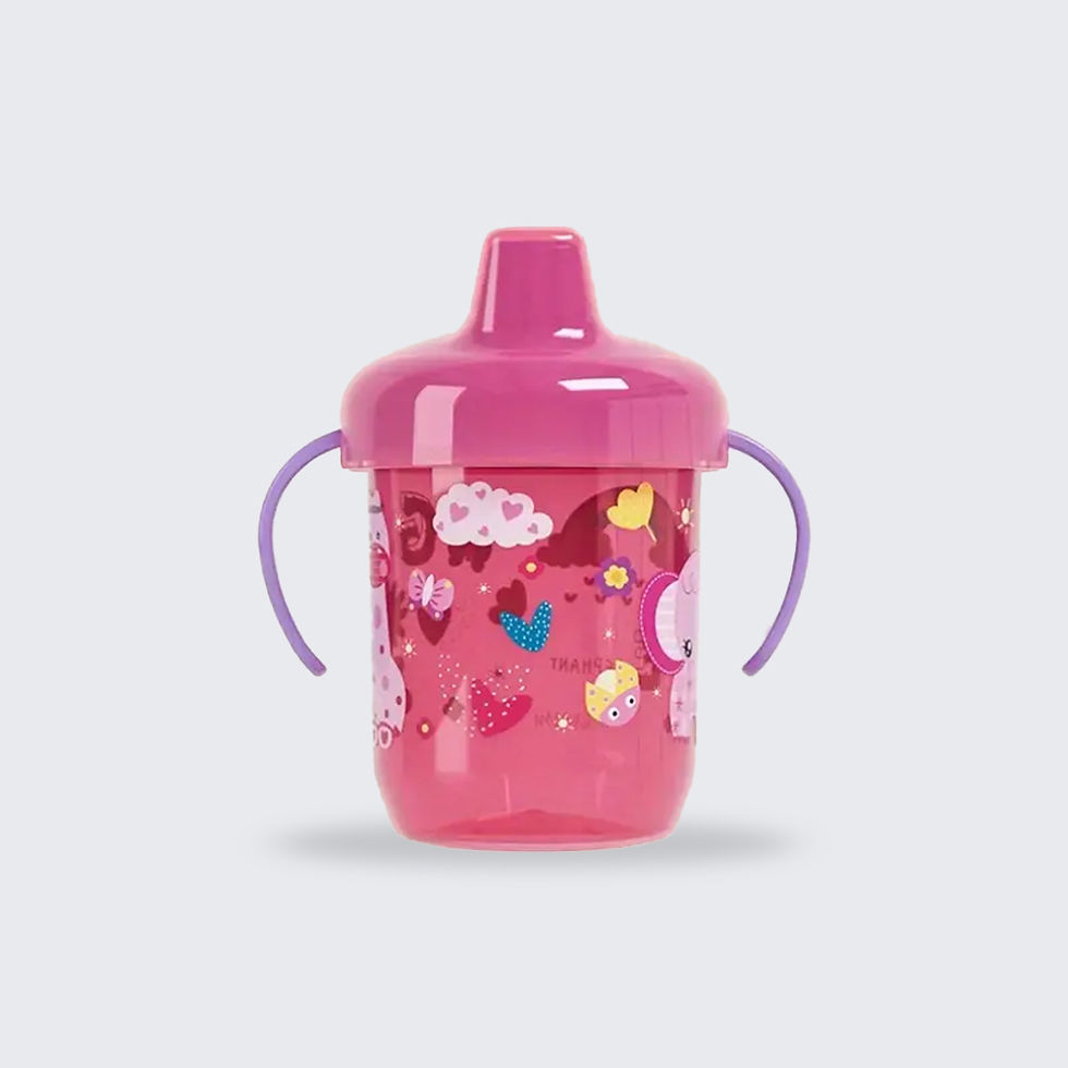 CubbyCare animal baby sippy cup 250ml – duck spout leak proof bottle