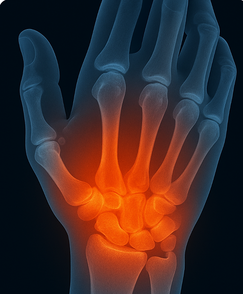 skręcony nadgarstek