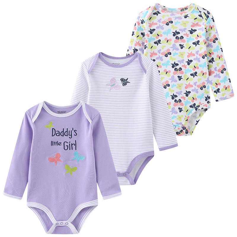 Miniatura: Tris Body Neonato Manica Lunga in Cotone - Kiddiezoom