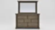 Kings Court Grey Dresser-Mirror