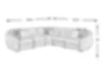 Thumbnail: Fleecy Cloud 5pc Dual Power Sectional