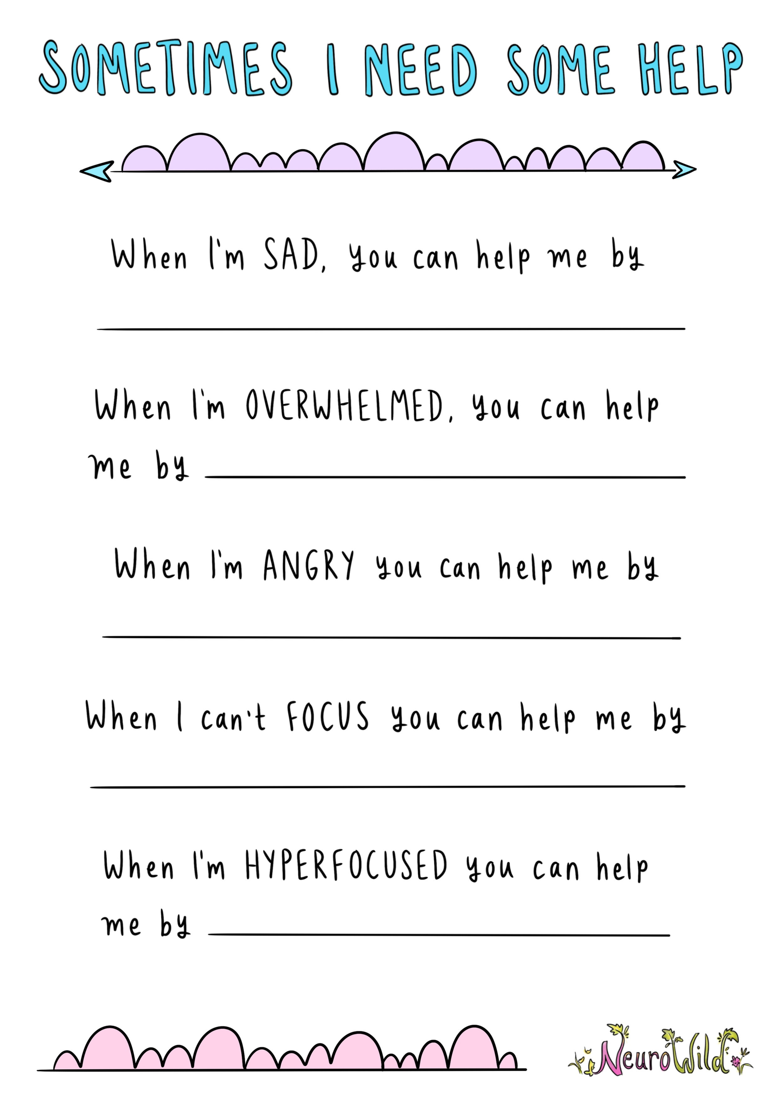 Coregulation prompt (single page)