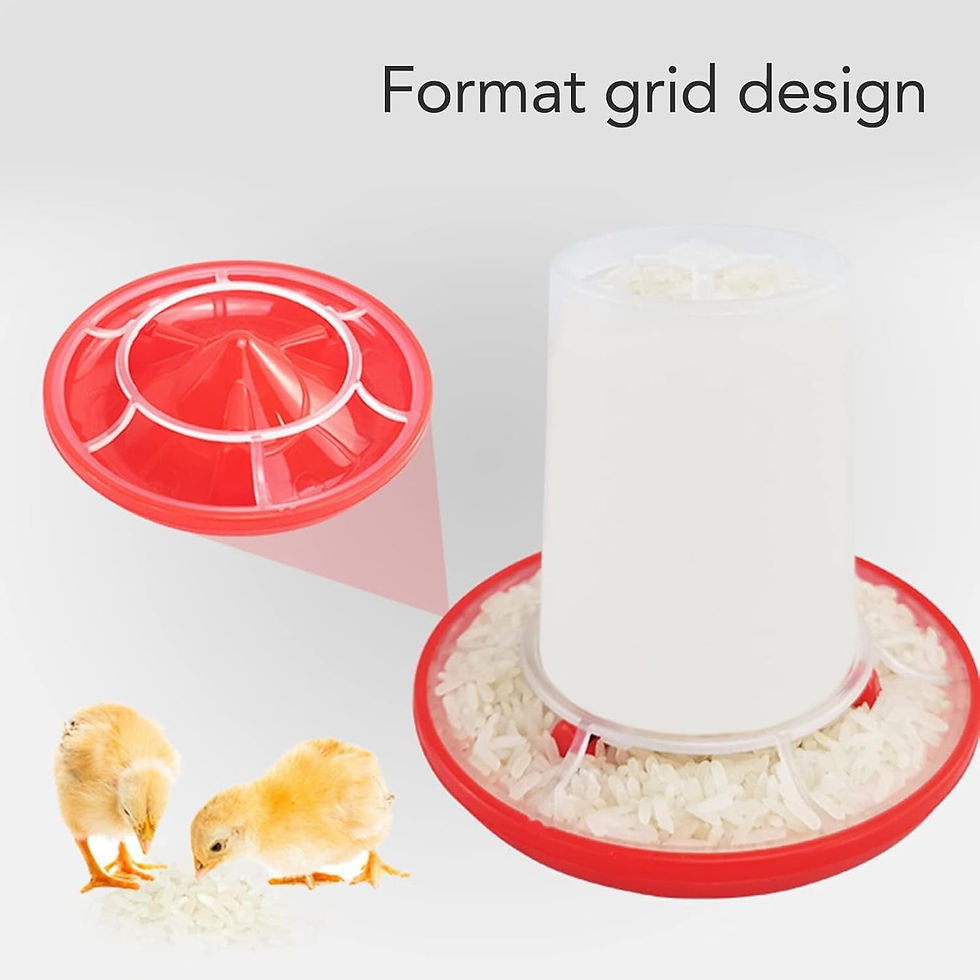 Thumbnail: Poultry Mini Feeder And Waterer Water Food Dispenser Automatic Chicken Birds Chi